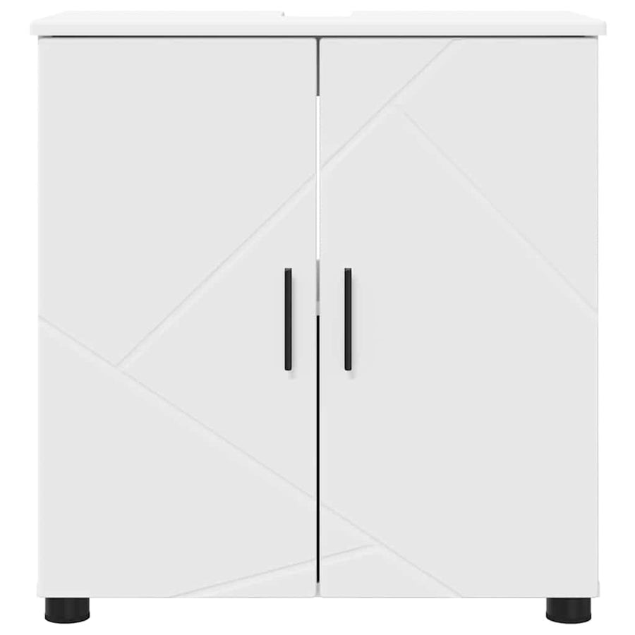 Badkamer Kast met plank Wit 61 x 35 x 64 cm Bewerkt hout