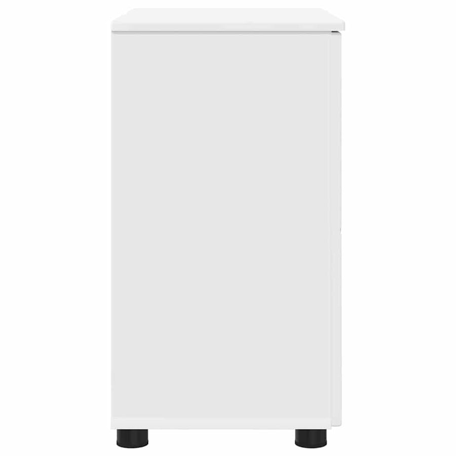 Badkamer Kast met plank Wit 61 x 35 x 64 cm Bewerkt hout