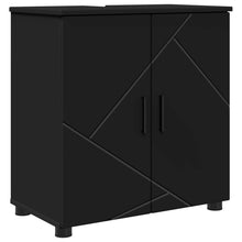 Badkamer Kast Zwart 61 x 35 x 64 cm Bewerkt hout, Metaal