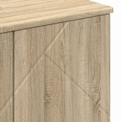 Badkamer Kast Sonoma eiken 61 x 35 x 64 cm Bewerkt hout