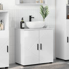 Badkamerkast 61x35x64 cm hoogglans wit