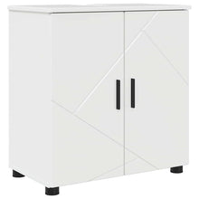 Badkamer Kast Hoogglans wit 61 x 35 x 64 cm Bewerkt hout