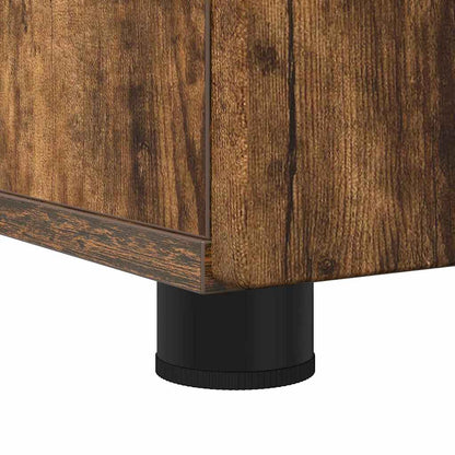 Badkamer Kast Gerookt eiken 61 x 35 x 64 cm Bewerkt hout