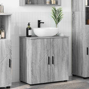 Badkamerkast 61x35x64 cm grijs sonoma bewerkt hout