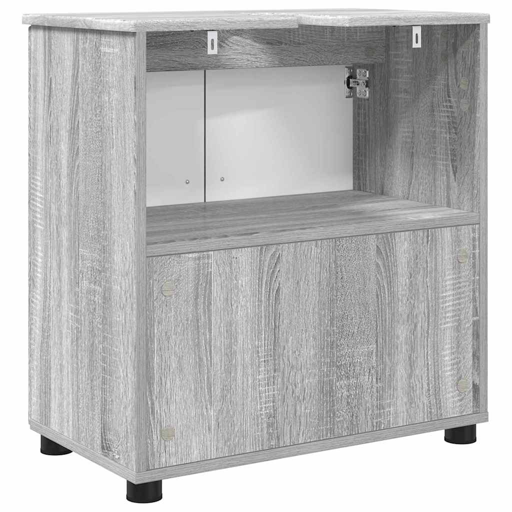 Badkamer Kast Grijs sonoma 61 x 35 x 64 cm Bewerkt hout