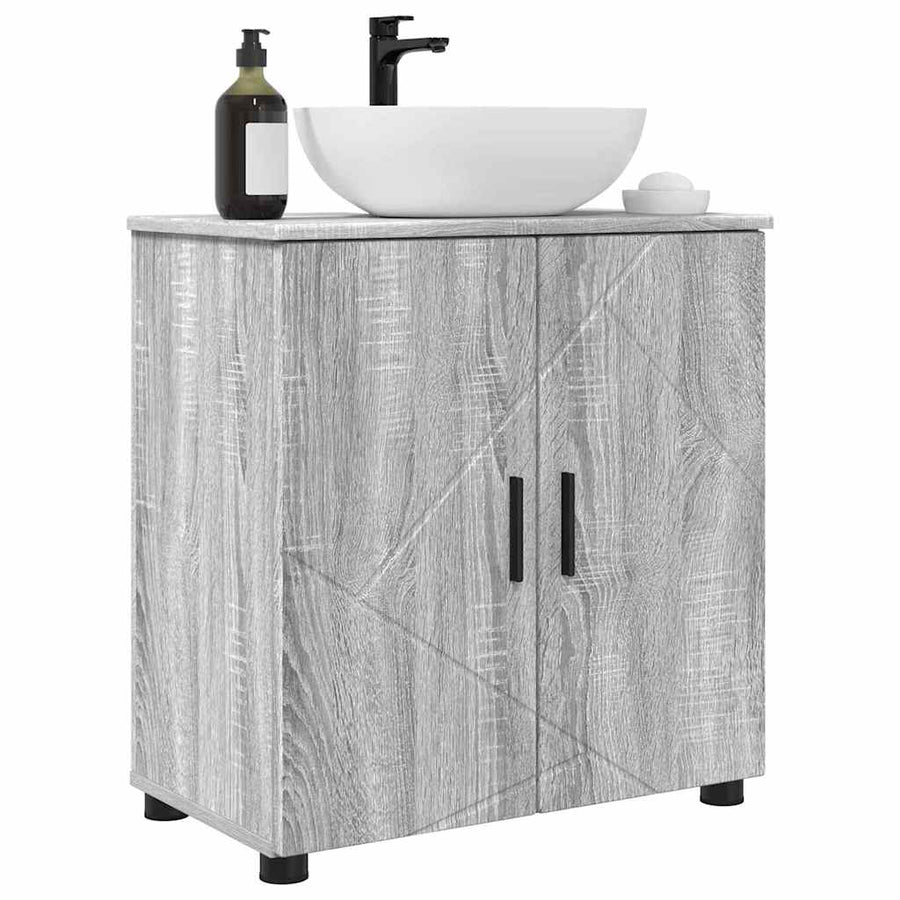 Badkamer Kast Grijs sonoma 61 x 35 x 64 cm Bewerkt hout