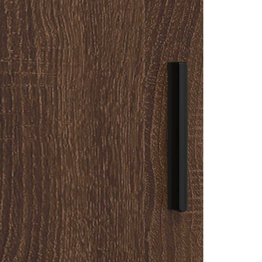Badkamer Kast bruin eikenkleur 61 x 35 x 64 cm Bewerkt hout