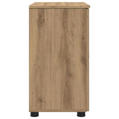 Badkamer Kast met plank artisanaal eikenkleurig 61 x 35 x 64 cm
