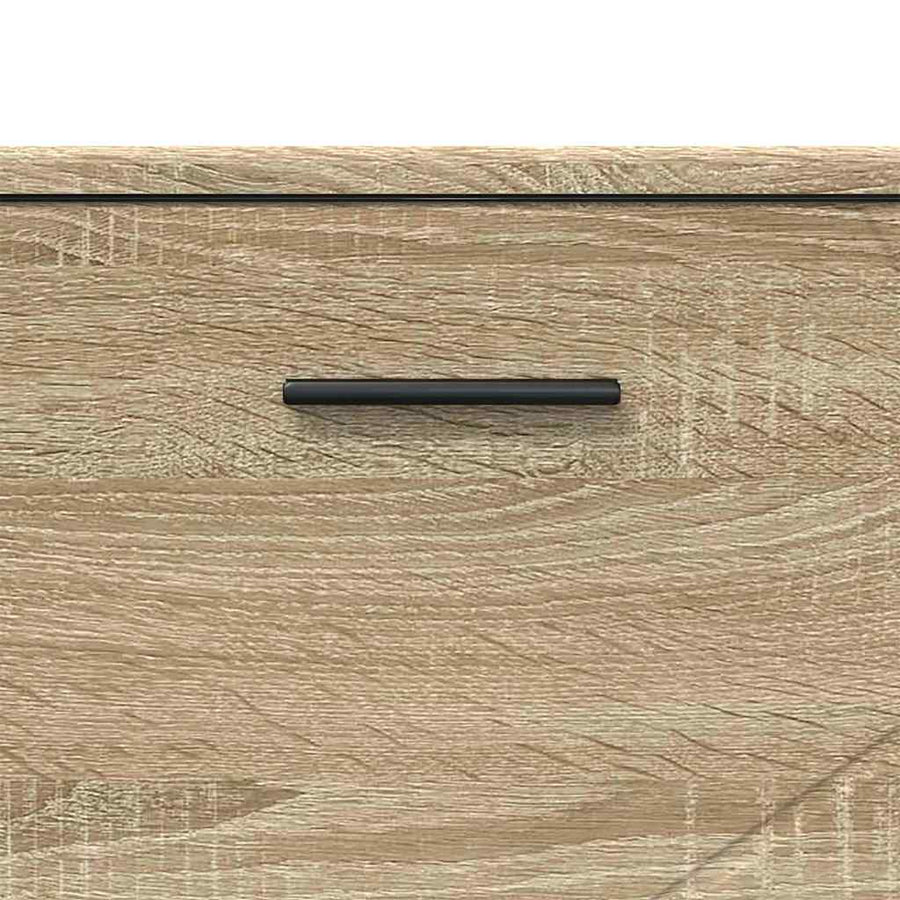 Badkamer Kast Sonoma eiken 76,5 x 35 x 64 cm Bewerkt hout