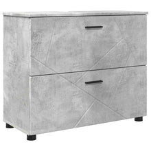 Badkamer Kast Betongrijs 76,5 x 35 x 64 cm Bewerkt hout