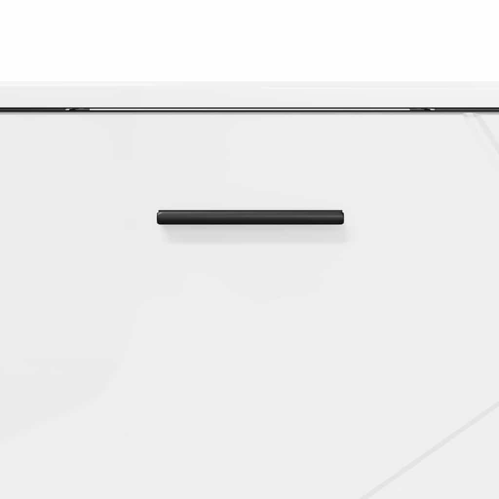 Badkamer Kast Met Lade Hoogglans Wit 76,5 X 35 X 64 Cm