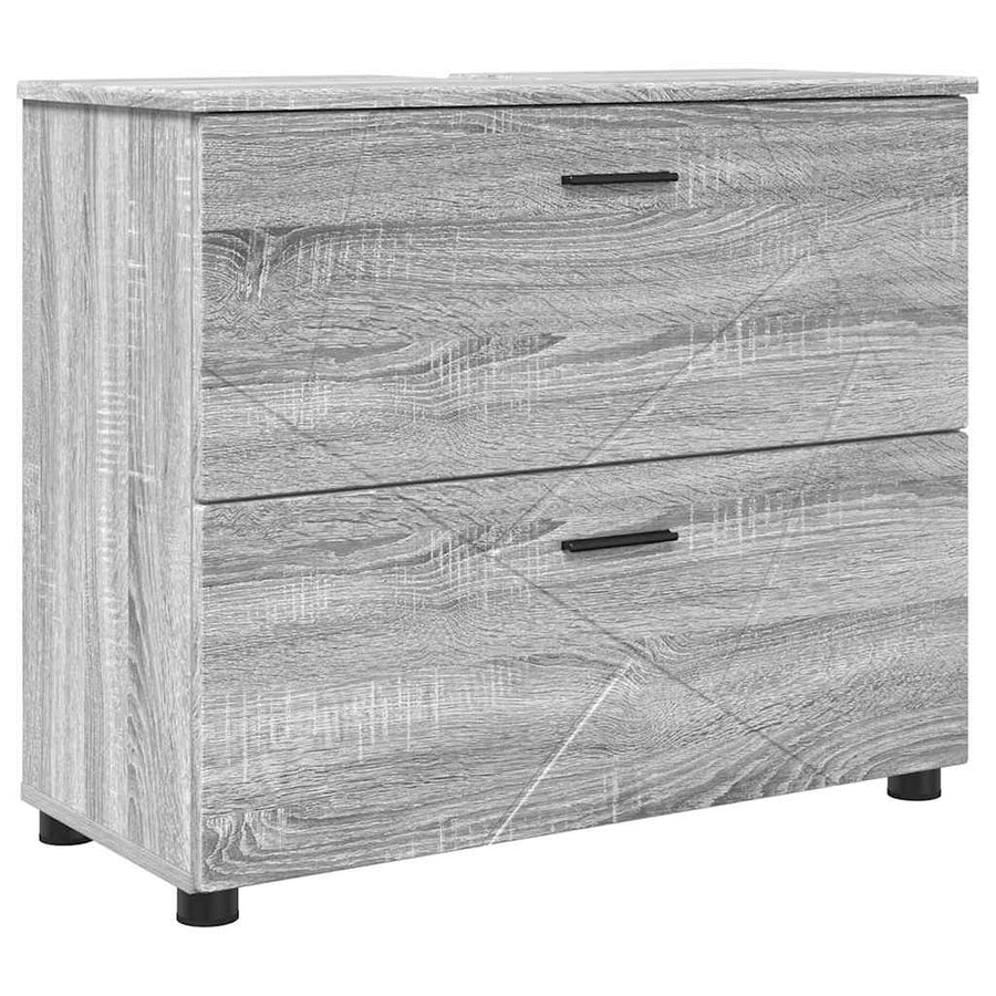 Badkamer Kast Grijs sonoma 76,5 x 35 x 64 cm Bewerkt hout