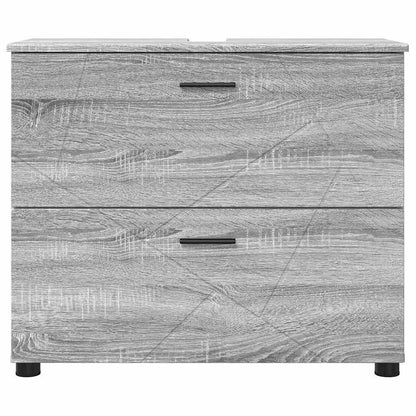 Badkamer Kast Grijs sonoma 76,5 x 35 x 64 cm Bewerkt hout