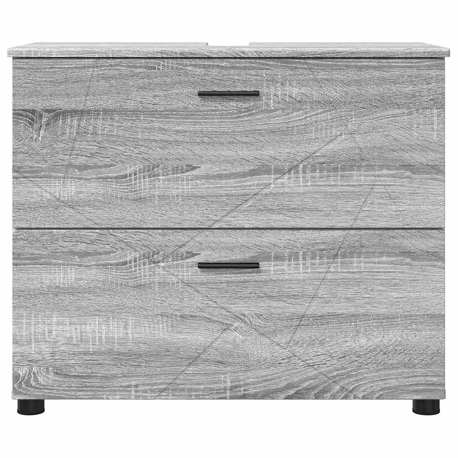 Badkamer Kast Grijs sonoma 76,5 x 35 x 64 cm Bewerkt hout