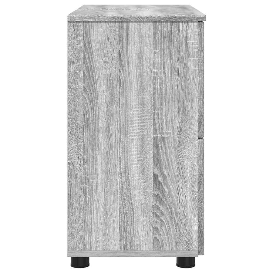 Badkamer Kast Grijs sonoma 76,5 x 35 x 64 cm Bewerkt hout