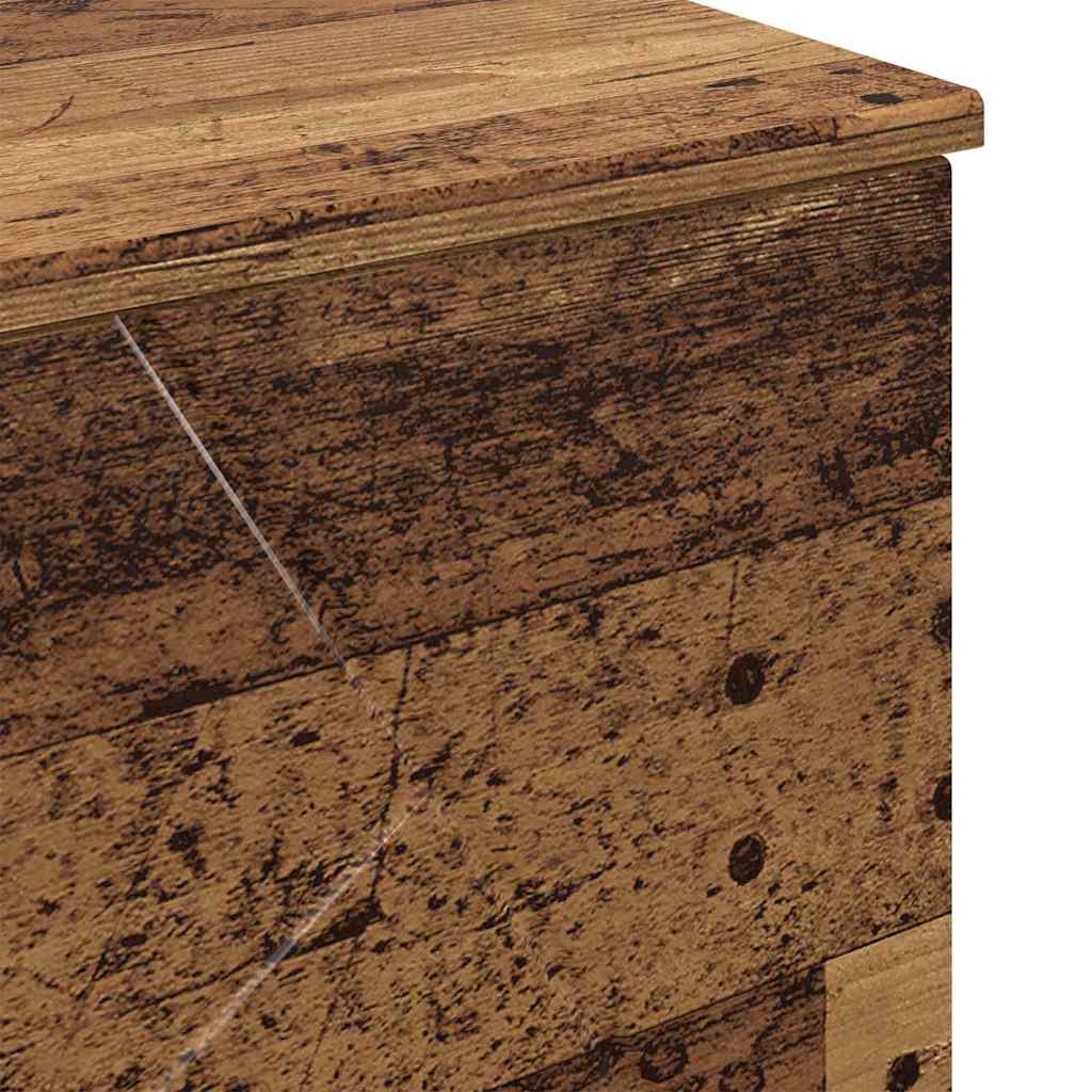 Badkamer Kast met lade Oud hout 76,5 x 35 x 64 cm Bewerkt hout