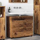 Badkamerkast 76,5x35x64 cm bewerkt hout