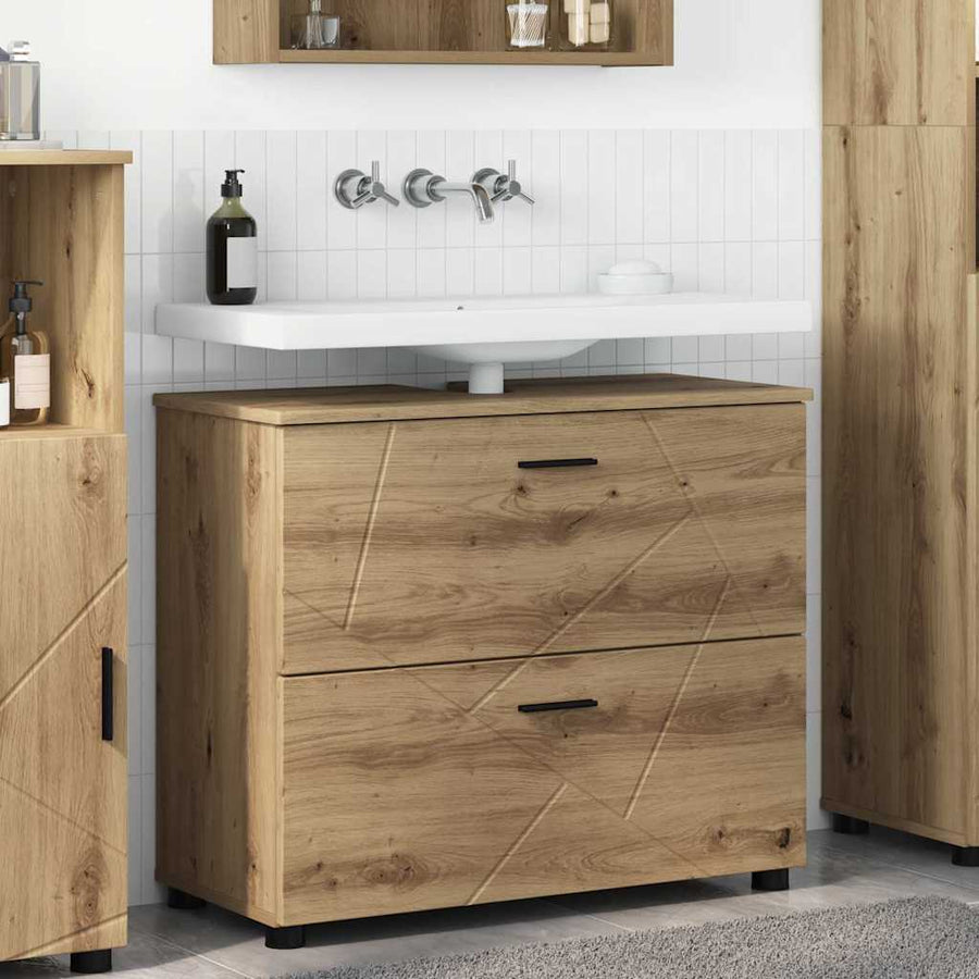 Badkamer Kast met lade Artisan Eiken 76,5 x 35 x 64 cm