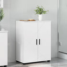 Bathroom Cabinet White 60 x 35 x 80 cm Engineered Wood & Metal