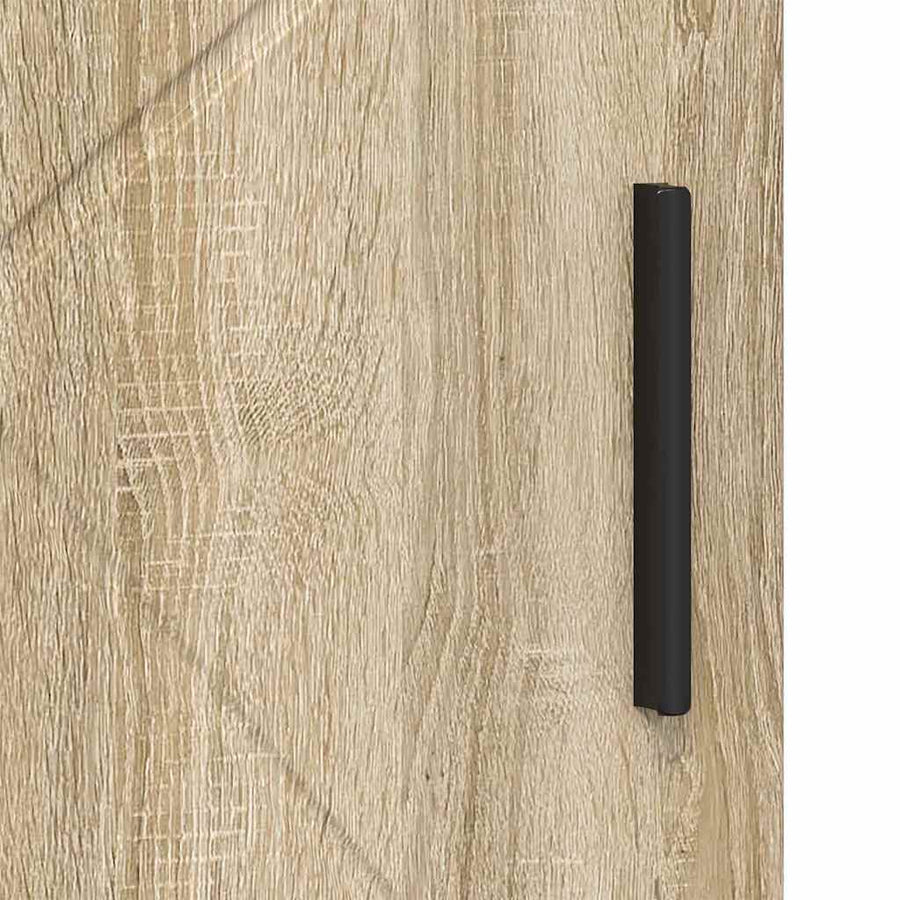 Badkamer Kast Sonoma Eiken 60 x 35 x 80 cm Bewerkt hout, Metaal
