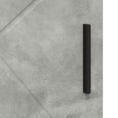 Badkamer Kast met plank Betongrijs 60 x 35 x 80 cm Bewerkt hout