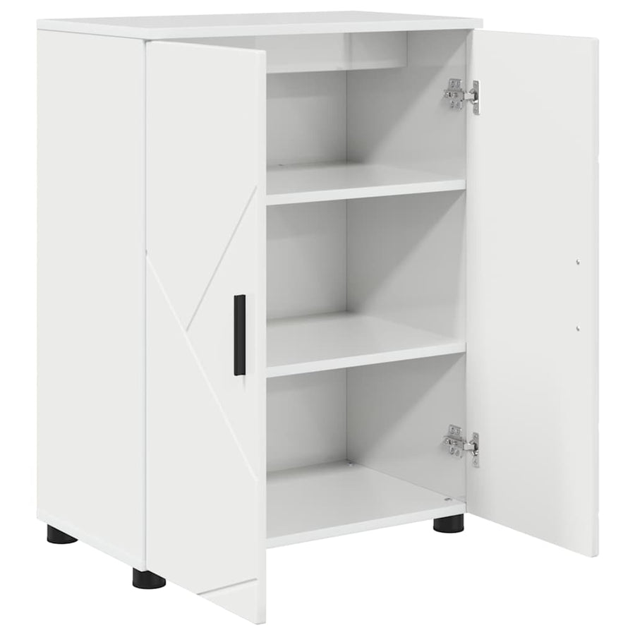 Badkamer Kast Met Opslag Hoogglans Wit 60 X 35 X 80 Cm