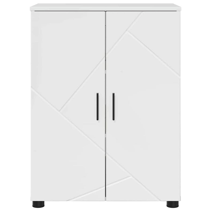 Badkamer Kast Met Opslag Hoogglans Wit 60 X 35 X 80 Cm