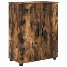 Badkamer Kast Gerookt eiken 60 x 35 x 80 cm Bewerkt hout