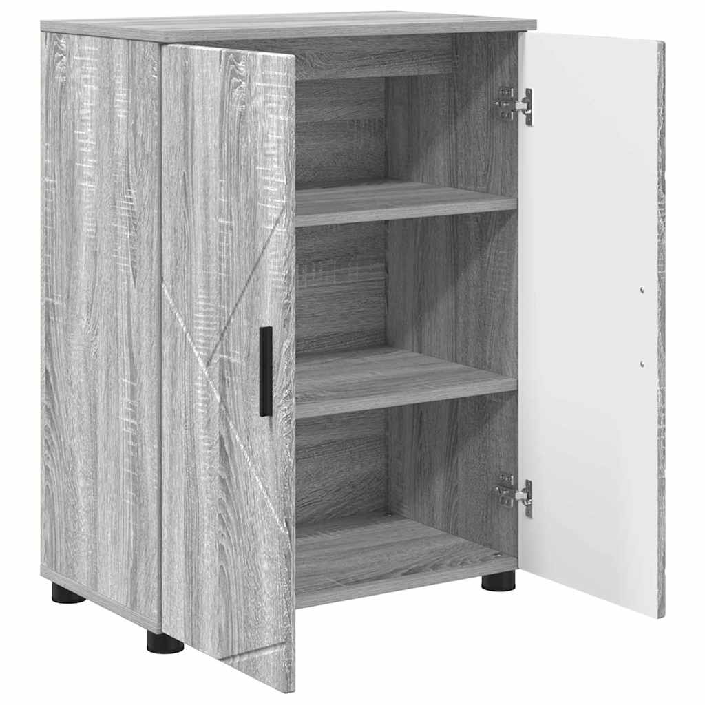 Badkamer Kast Grijs sonoma 60 x 35 x 80 cm Bewerkt hout