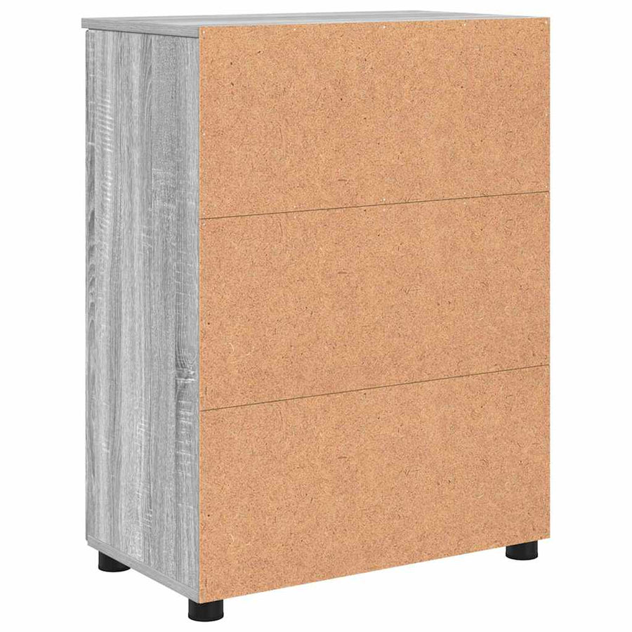 Badkamer Kast Grijs sonoma 60 x 35 x 80 cm Bewerkt hout