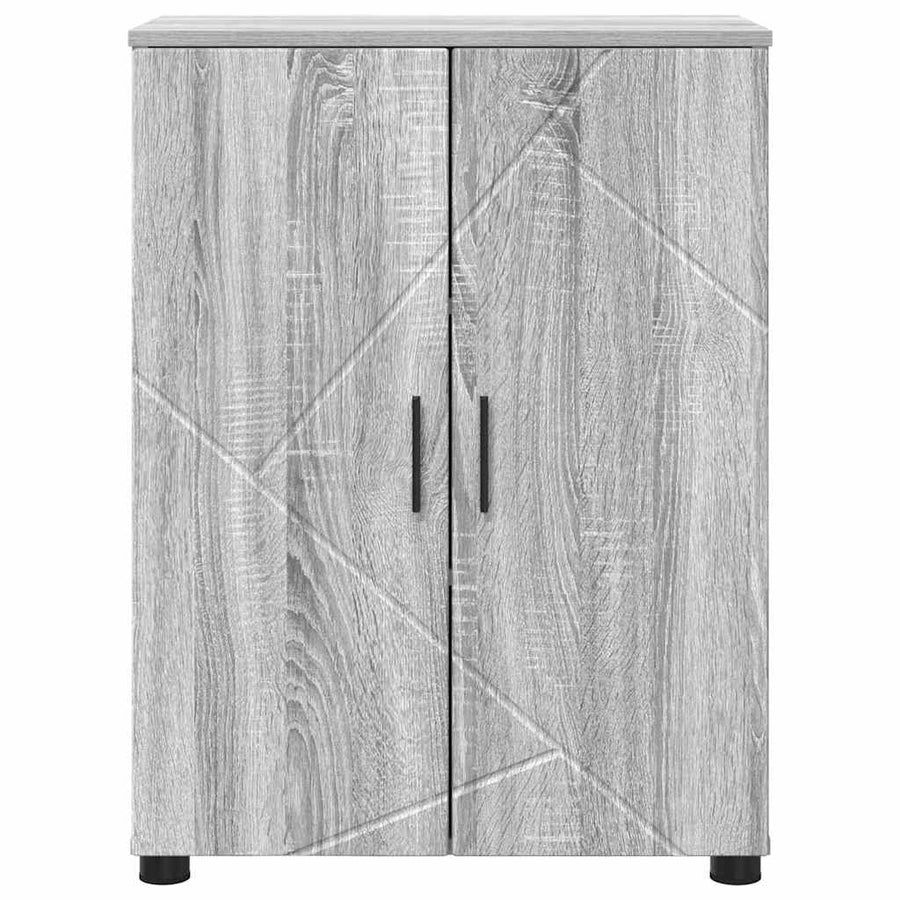 Badkamer Kast Grijs sonoma 60 x 35 x 80 cm Bewerkt hout