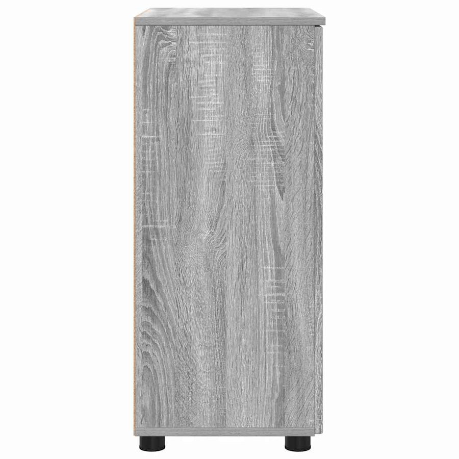 Badkamer Kast Grijs sonoma 60 x 35 x 80 cm Bewerkt hout