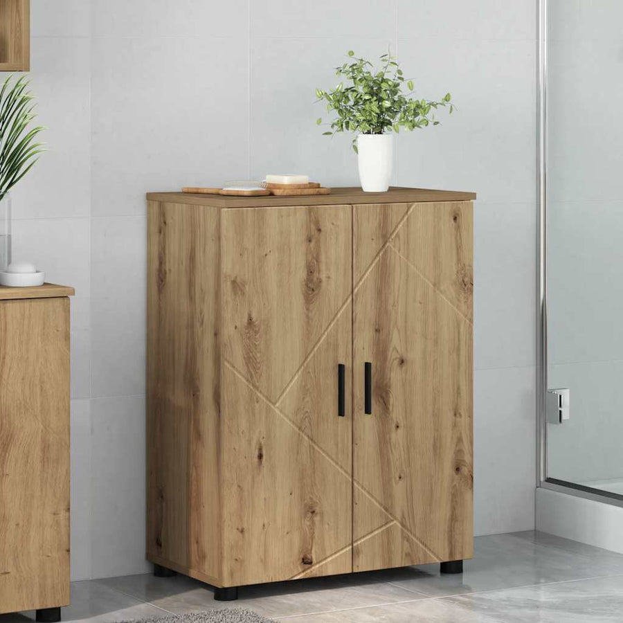 Badkamer Kast met opslag Artisan Eiken 60 x 35 x 80 cm