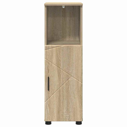 Badkamer Kast Sonoma eiken 30 x 35 x 95 cm Bewerkt hout