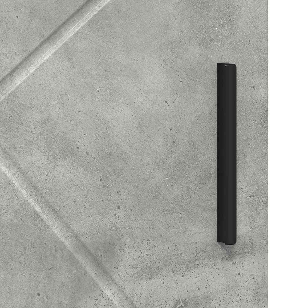 Badkamer Kast met plank Betongrijs 30 x 35 x 95 cm Bewerkt hout