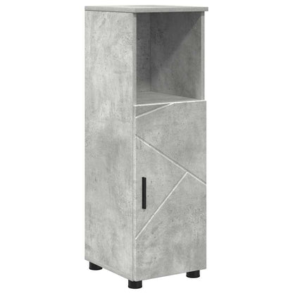 Badkamer Kast met plank Betongrijs 30 x 35 x 95 cm Bewerkt hout
