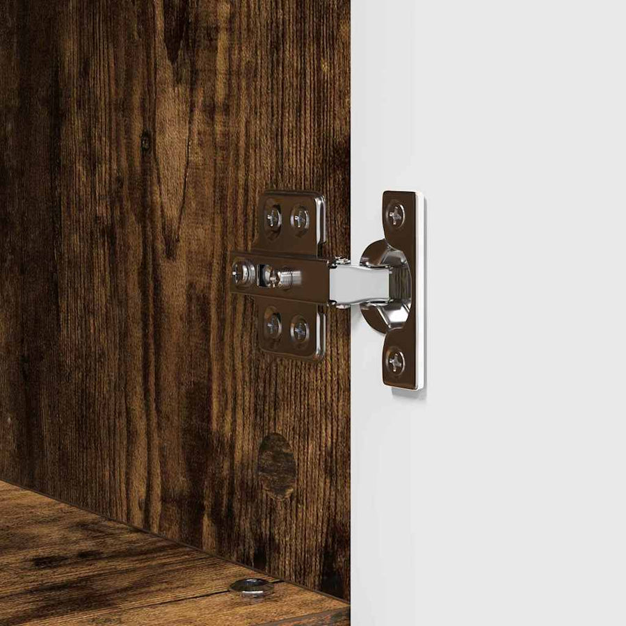 Badkamer Kast Gerookt eiken 30 x 35 x 95 cm Bewerkt hout