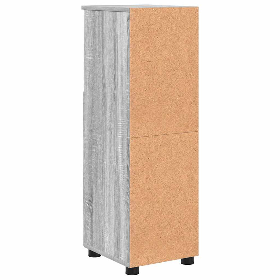 Badkamer Kast Grijs sonoma 30 x 35 x 95 cm Bewerkt hout