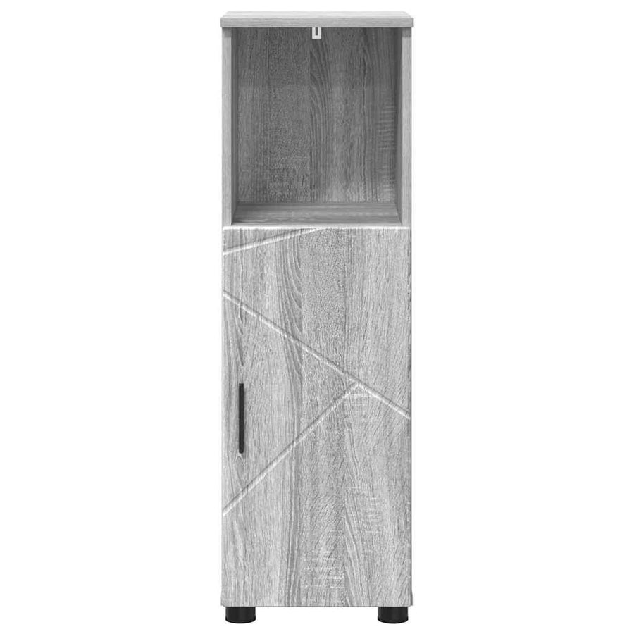 Badkamer Kast Grijs sonoma 30 x 35 x 95 cm Bewerkt hout