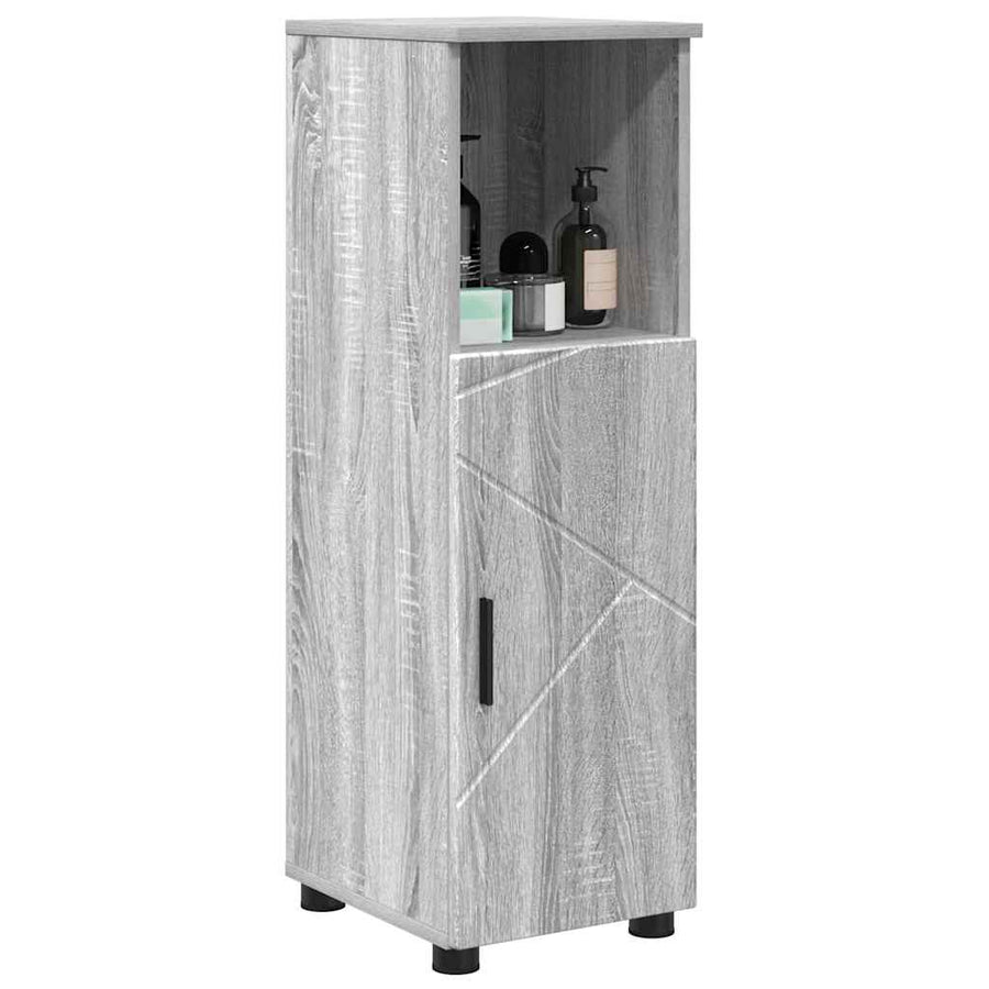Badkamer Kast Grijs sonoma 30 x 35 x 95 cm Bewerkt hout