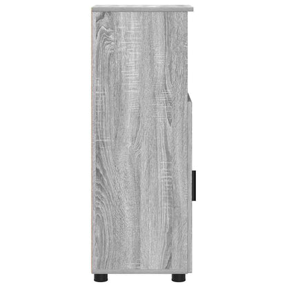 Badkamer Kast Grijs sonoma 30 x 35 x 95 cm Bewerkt hout
