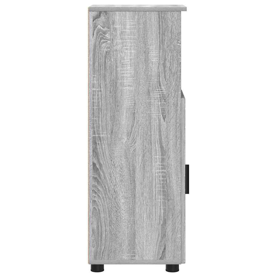 Badkamer Kast Grijs sonoma 30 x 35 x 95 cm Bewerkt hout