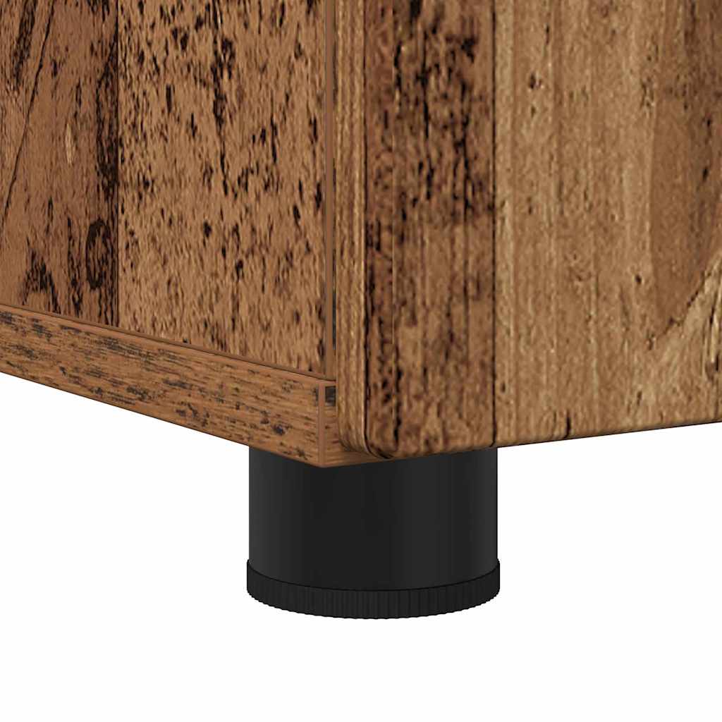 Badkamer Kast met plank Oud hout 30 x 35 x 95 cm Bewerkt hout