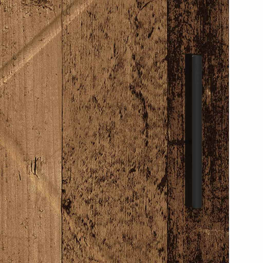 Badkamer Kast met plank Oud hout 30 x 35 x 95 cm Bewerkt hout