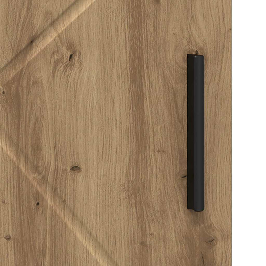 Badkamer Kast met plank artisanaal eikenkleurig 30 x 35 x 95 cm