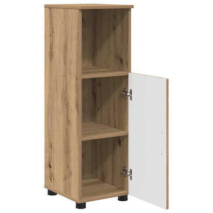Badkamer Kast met plank artisanaal eikenkleurig 30 x 35 x 95 cm