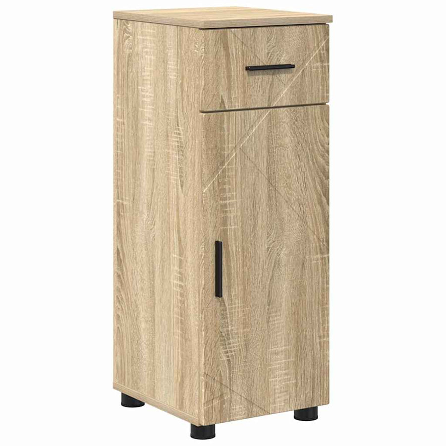 Badkamer Kast Sonoma eiken 30 x 35 x 80 cm Bewerkt hout