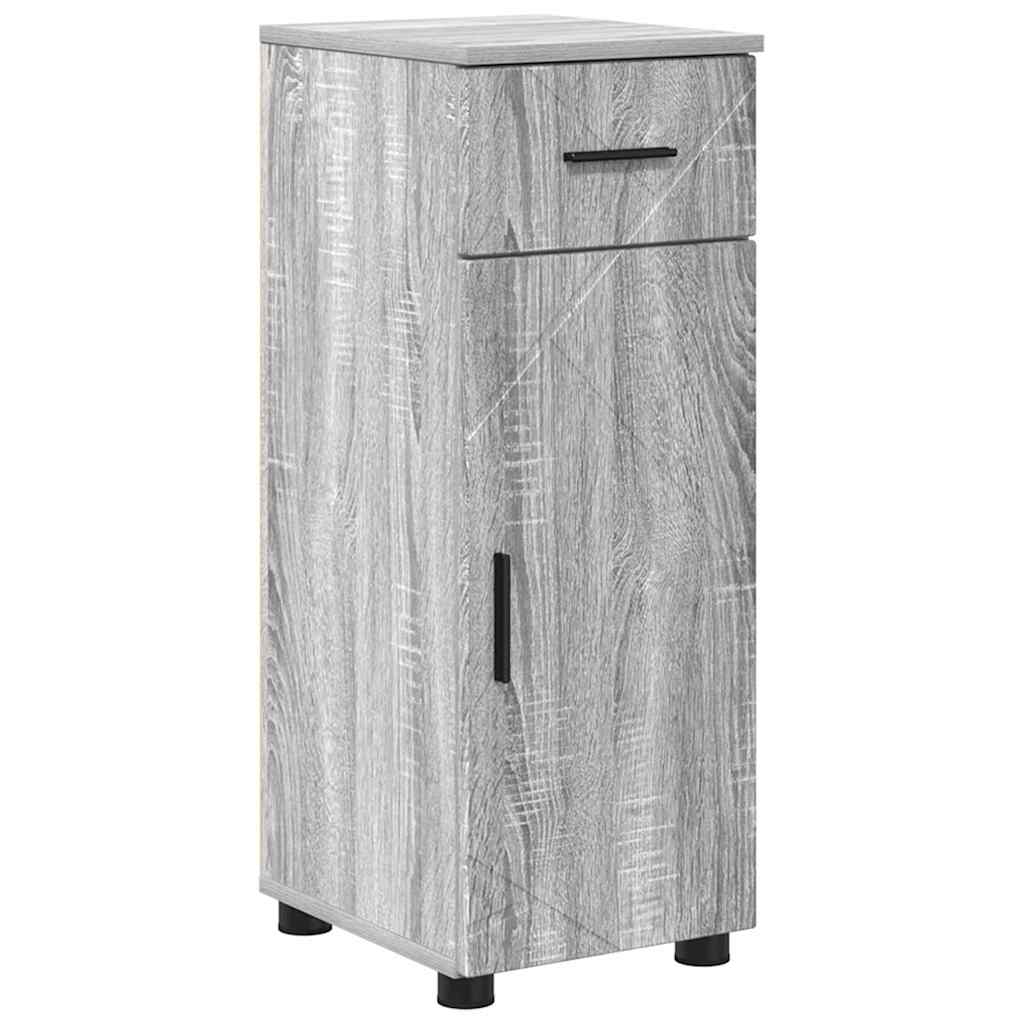 Badkamer Kast Grijs sonoma 30 x 35 x 80 cm Bewerkt hout