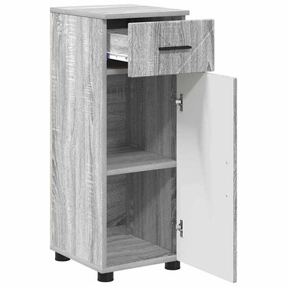 Badkamer Kast Grijs sonoma 30 x 35 x 80 cm Bewerkt hout
