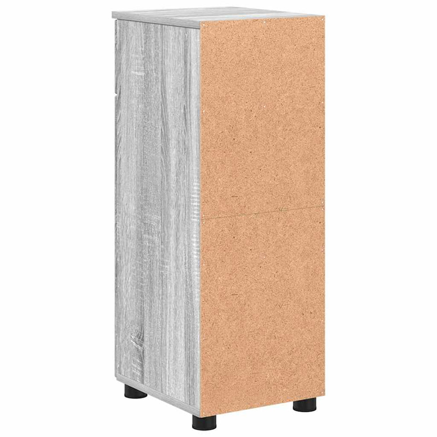 Badkamer Kast Grijs sonoma 30 x 35 x 80 cm Bewerkt hout